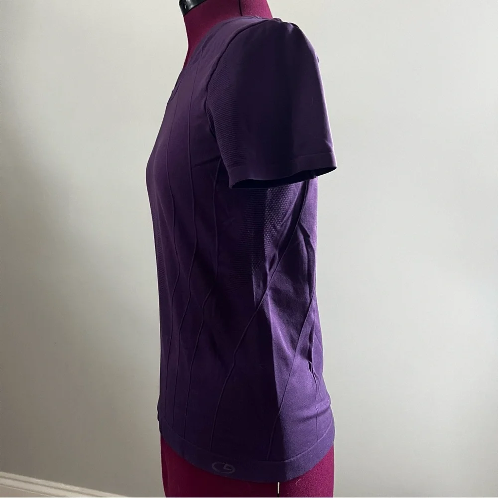 Champion C9 Purple Compression V-Neck Top, Small - Picture 5 of 8